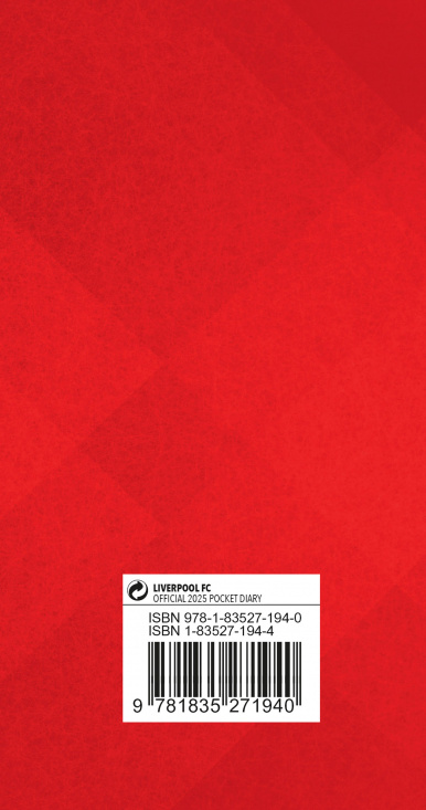 Liverpool Fc - 2025 Slim Diary