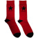 David Bowie - Blackstar Uni Red Socks (Eu 39-45) David Bowie - Blackstar Uni Red Socks (Eu 39-45)