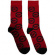 Kiss - Buzzsaw Logo Patt Red Socks (Eu 39-45) Kiss - Buzzsaw Logo Patt Red Socks (Eu 39-45)