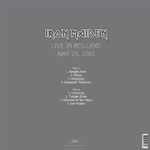 Iron Maiden - Live In Holland. April 1981 (Picture Vinyl)