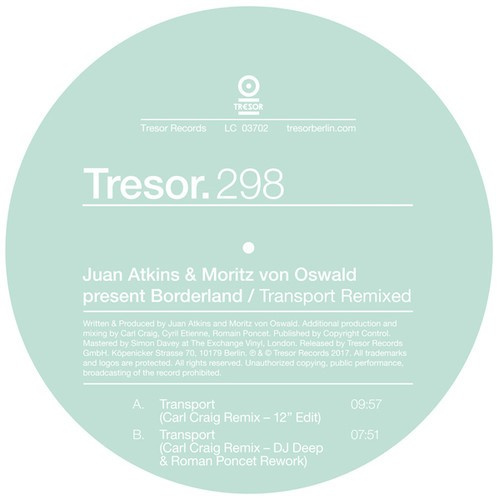 Juan Atkins & Moritz Von Oswald Pre - Transport Remixed