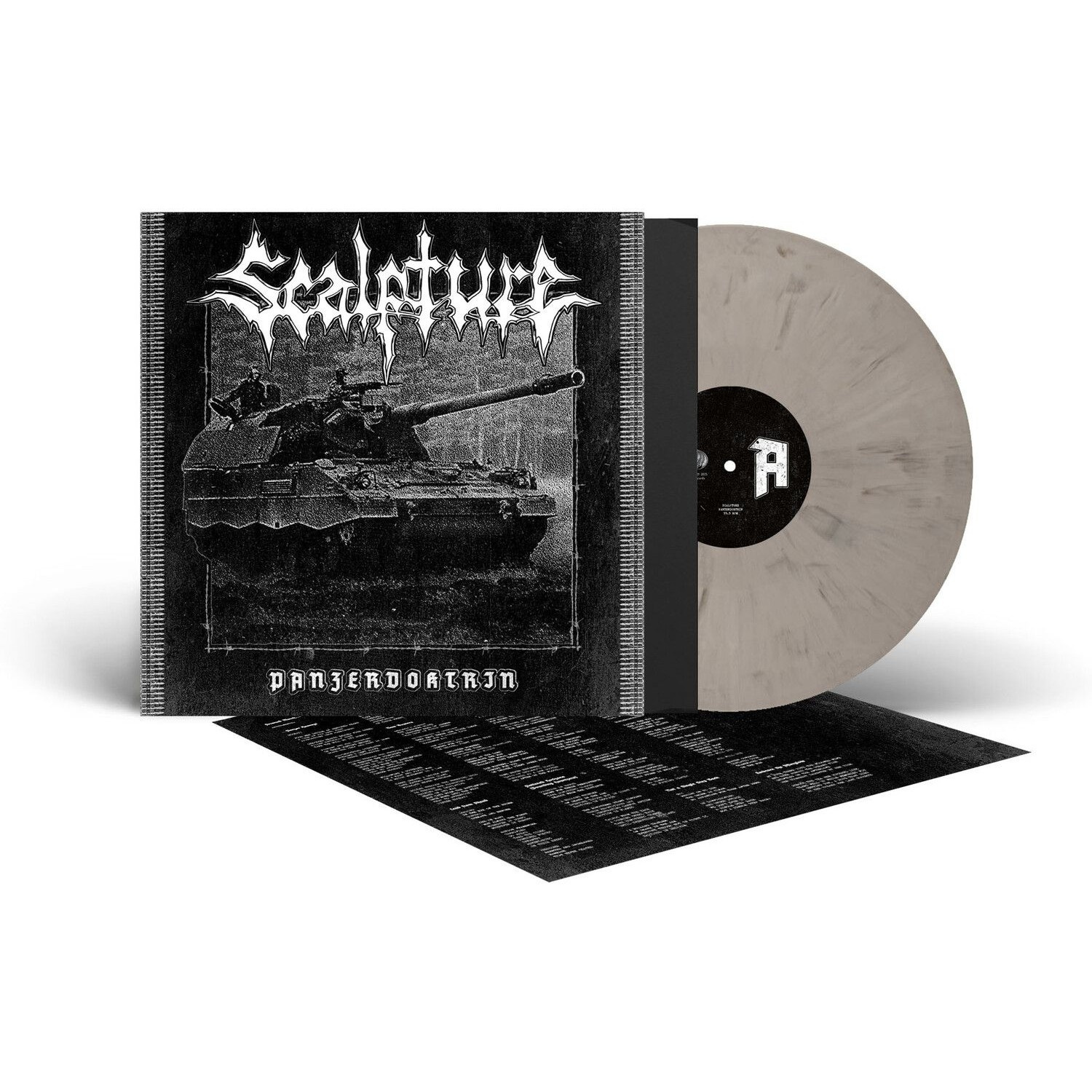 Scalpture - Panzerdoktrin (White/Black Vinyl Lp)
