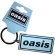 Oasis - Logo Sky Blue Keychain Oasis - Logo Sky Blue Keychain