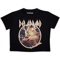 Def Leppard - Love Bites Lady Bl Crop Top