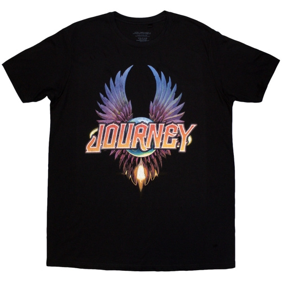 Journey - Classic Wings Uni Bl T-Shirt  (XL)