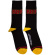 Kiss - Red Logo Single Stripe Uni Bl Socks Kiss - Red Logo Single Stripe Uni Bl Socks