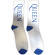 Queen - Blue Logo Uni Wht Socks (Size 40-44) Queen - Blue Logo Uni Wht Socks (Size 40-44)