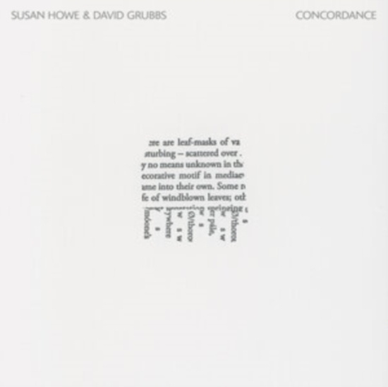 Howe Susan & David Grubbs - Concordance