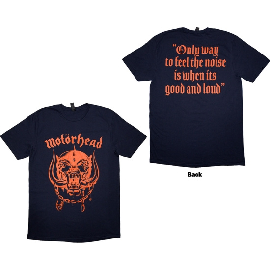 Motorhead - Good & Loud Uni Navy T-Shirt