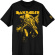 Iron Maiden - 50 Trooper Crop Yellow Uni Bl T-Shirt Iron Maiden - 50 Trooper Crop Yellow Uni Bl T-Shirt