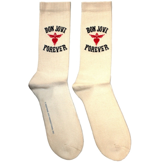 Bon Jovi - Forever Uni Natrl Socks (Eu 40-45)