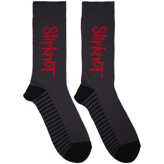 Slipknot - Logo Vertical Uni Grey Socks