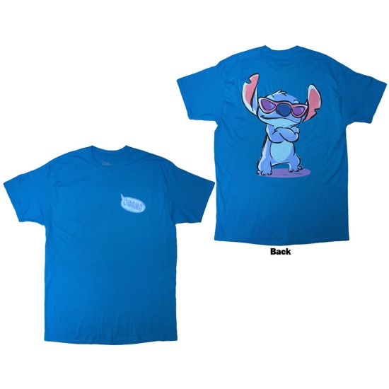 Disney - Stitch Ohana F&B Uni Blue T-Shirt