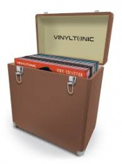 Vinyl Tonic - Pu Leather Lp Case Brown (With Vt04a)