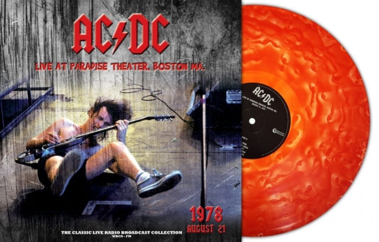 AC/DC - Live At Paradise Theater Boston -78 (Red Cloudy Vinyl LP)