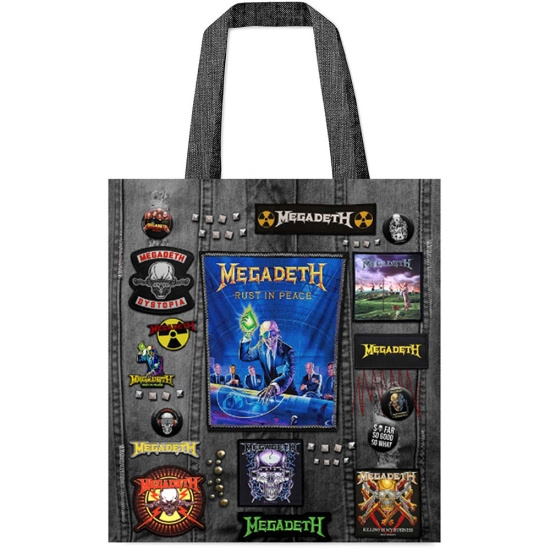 Megadeth - Rust In Peace (Multicolour, Battle, Totebag)