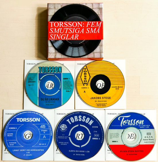 Torsson - Fem Smutsiga Små Singlar (CD-singelbox)