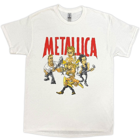 Metallica - Metallica Load Chavez Cartoon Uni Wht T-Shirt