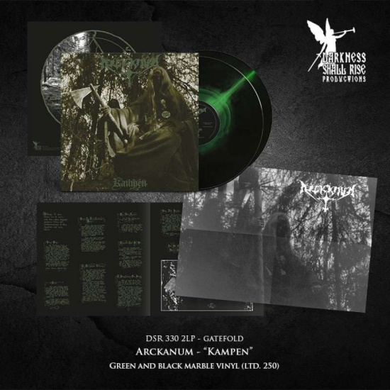 Arckanum - Kampen (2 Lp Green/Black Marbled Vi