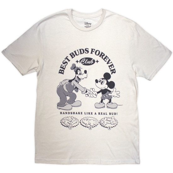 Disney - Mm Best Buds Forever Club Uni Natrl T-Shirt