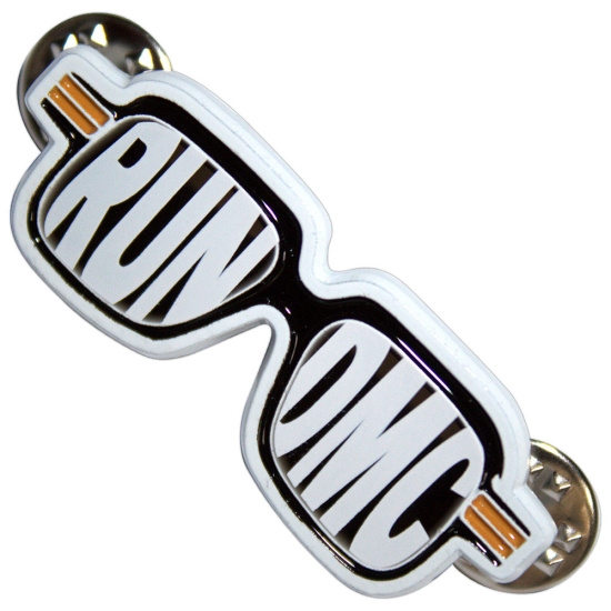 Run Dmc - Glasses Pin Badge