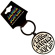 Janis Joplin - Pearl Emblem Mono Keychain Janis Joplin - Pearl Emblem Mono Keychain