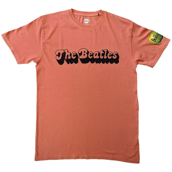 Beatles - 70S Logo Uni Red T-Shirt