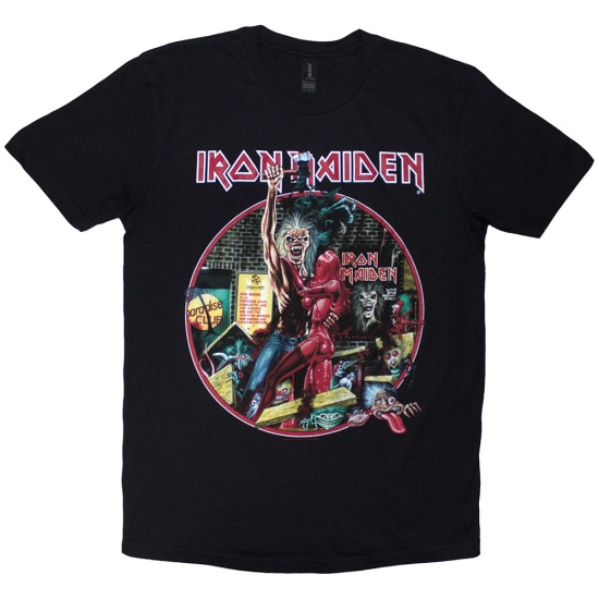Iron Maiden - Paradise Club Circle Uni Bl T-Shirt