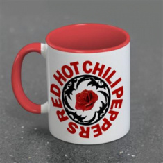 Red Hot Chili Peppers - Logo Stamp Red Coloured Inner Pod Mug