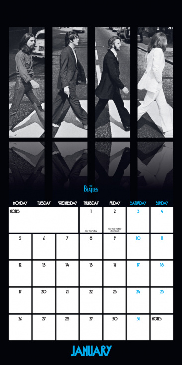 The Beatles  - 2026 Square Calendar