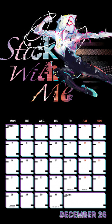 Spider-Man  - 2026 Square Calendar