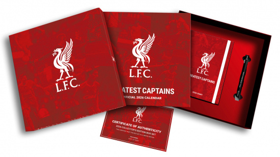 Liverpool Fc  - 2026 Calendar & Diary Musical Gift Box