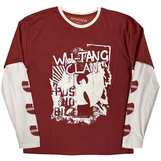 Wu-Tang Clan - Graffiti (Red & White) Uni Layered Longsleeve