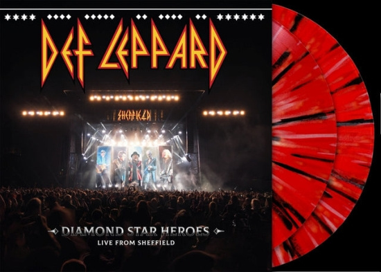 Def Leppard - Diamond Star Heroes - Live From Sheffield (Red, White & Black Splatter / 2LP)