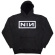 Nine Inch Nails - Classic Logo Stone Wash Uni Char Hoodie Nine Inch Nails - Classic Logo Stone Wash Uni Char Hoodie