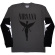 Nirvana - In Utero Mono Uni Char/Bl Layered Longsleeve Nirvana - In Utero Mono Uni Char/Bl Layered Longsleeve
