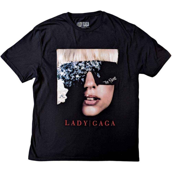 Lady Gaga - The Fame Photo Uni Bl T-Shirt