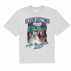 Stranger Things - Greetings Uni Grey T-Shirt