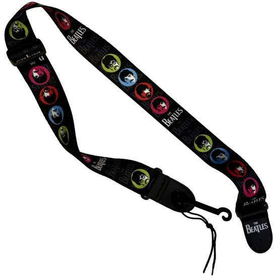 The Beatles - Sgt Pepper Faces Guitar Strap
