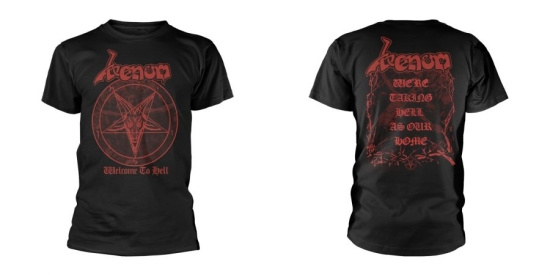 Venom - T/S Welcome To Hell (Red) (Xxl)