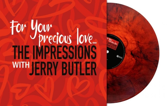 Impressions The - For Your Precious Love (Red Marbled