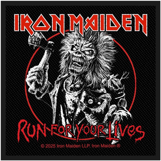 Iron Maiden - Run For Your Lives Standard Patch
