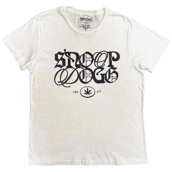 Snoop Dogg - Lettering Mash Up Uni Wht T-Shirt