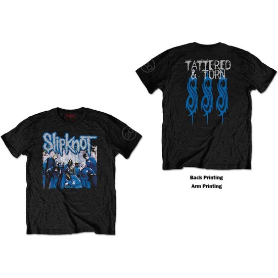 Slipknot - 20Th Anni - Tattered & Torn Uni Bl T-Shirt