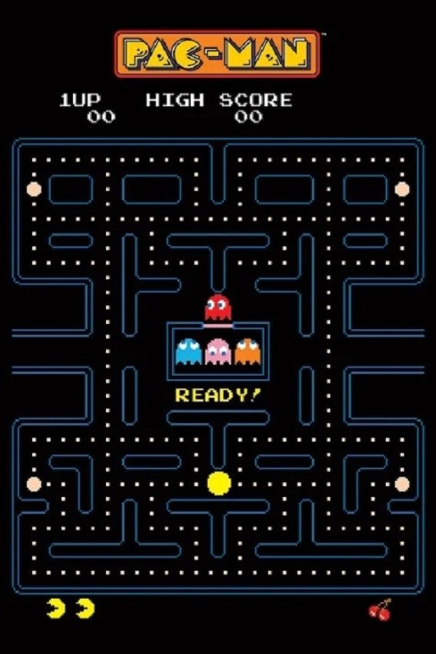 Game Poster - Pac-Man - Maze (91,5 X 61 Cm)
