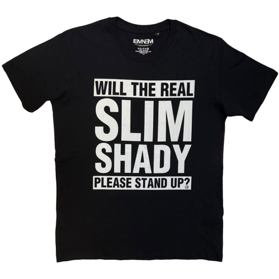 Eminem - Please Stand Up Uni Bl T-Shirt