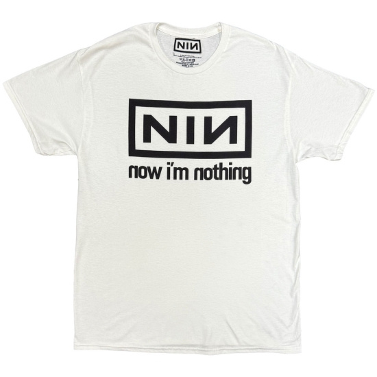 Nine Inch Nails - Now Im Nothing Uni Wht T-Shirt