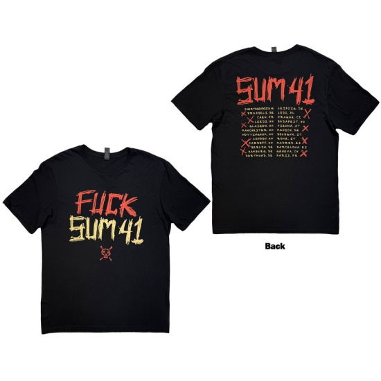 Sum 41 - Tour 24 Pt.2 Fuck Sum 41 Uni Bl T-Shirt