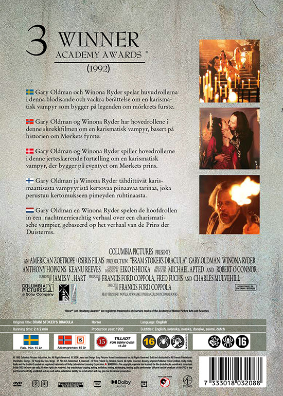 Movie - Bram Stoker's Dracula (Dvd) Bnl+Nc