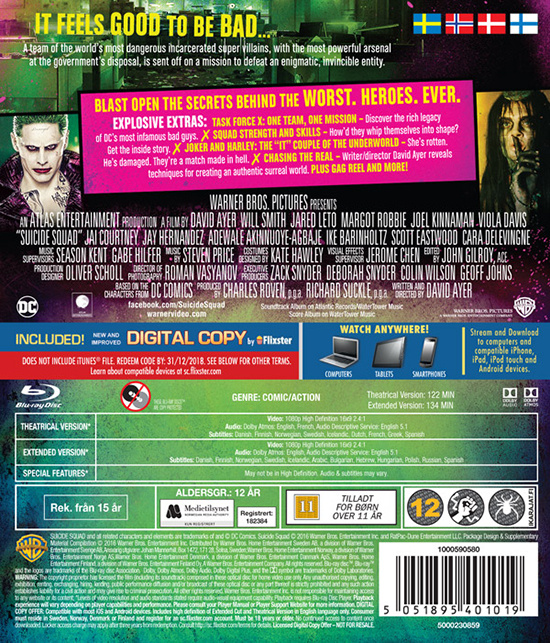 Movie - Suicide Squad Inc Ec (Bd/S/N)